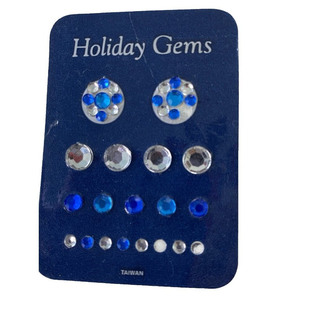 American Girl Holiday Gems Jewels Earrings Stick On Accessories Retired READ